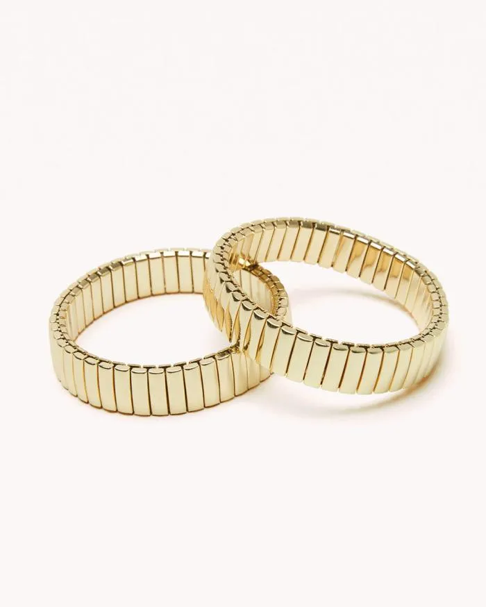 Accessories Billini Jewellery FANDA BRACELET 2 PACK GOLD