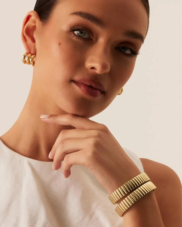 Accessories Billini Jewellery FANDA BRACELET 2 PACK GOLD