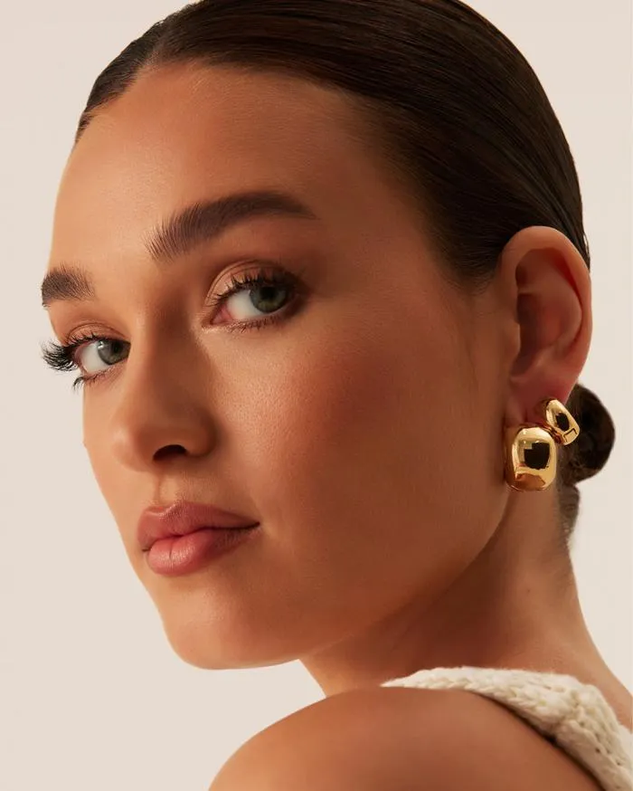 Accessories Billini Jewellery OTTAVIA EARRING 2 PACK GOLD PLATED 18K