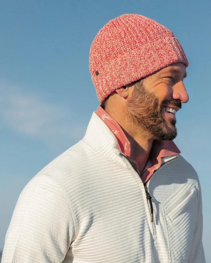 Accessories Men Billy Reid Cotton Ribbon Beanie Burnt Red