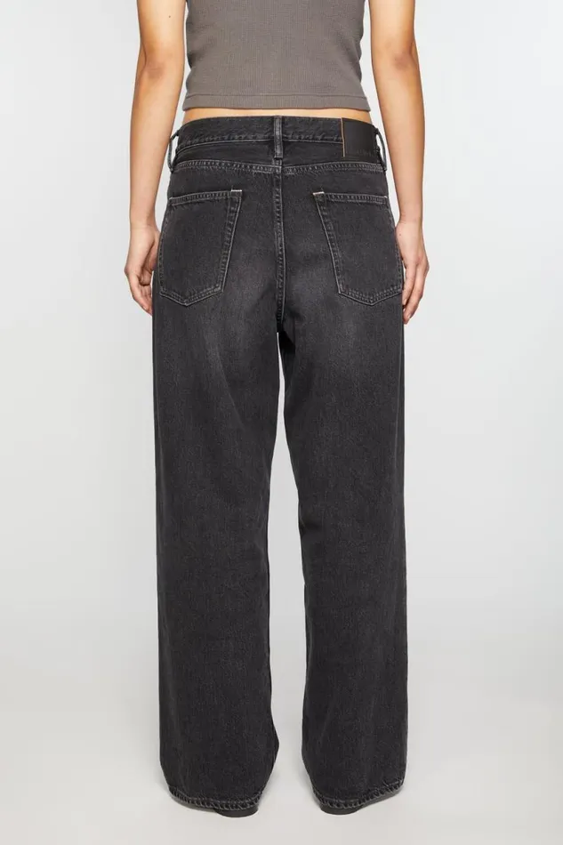Acne Studios Baggy Fit Jeans 8211 1981F Black Women Jeans Acne Studios Baggy Fit Jeans 8211 1981F Black Women Jeans