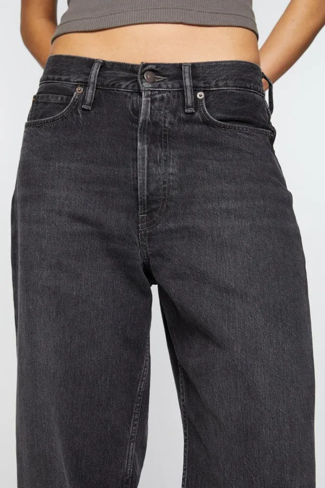 Acne Studios Baggy Fit Jeans 8211 1981F Black Women Jeans Acne Studios Baggy Fit Jeans 8211 1981F Black Women Jeans