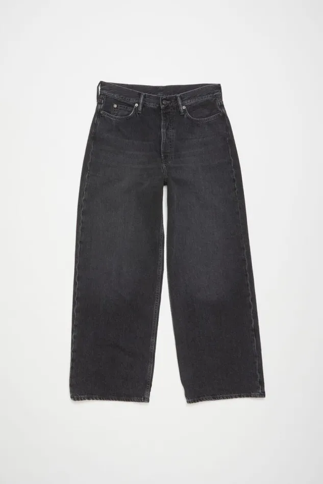 Acne Studios Baggy Fit Jeans 8211 1981F Black Women Jeans Acne Studios Baggy Fit Jeans 8211 1981F Black Women Jeans
