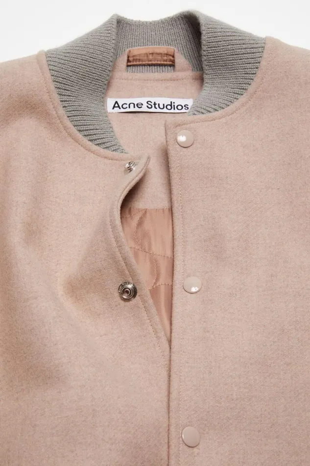 Acne Studios Bomber Jacket Pastel Pink Men Outerwear Acne Studios Bomber Jacket Pastel Pink Men Outerwear