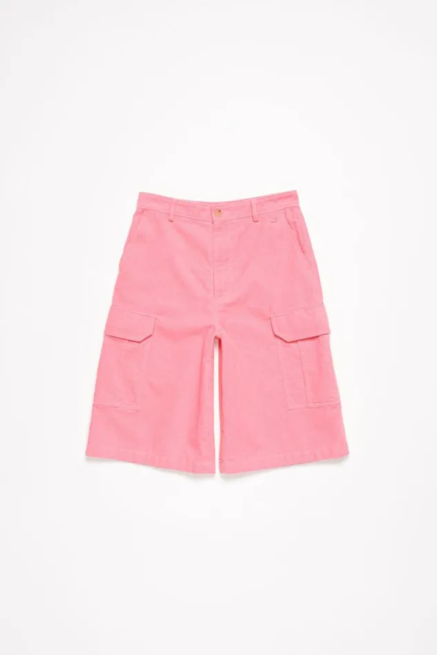 Acne Studios Corduroy Shorts Tango Pink Men Shorts Acne Studios Corduroy Shorts Tango Pink Men Shorts