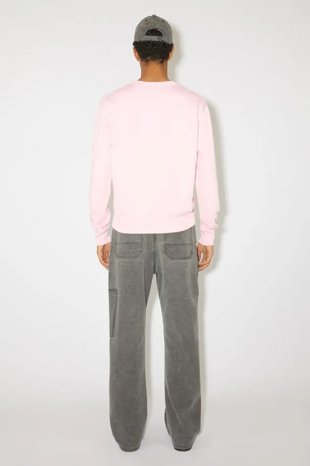 Acne Studios Crew Neck Sweater 8211 Regular Fit Light Pink Women Sweatshirts Acne Studios Crew Neck Sweater 8211 Regular Fit Light Pink Women Sweatshirts