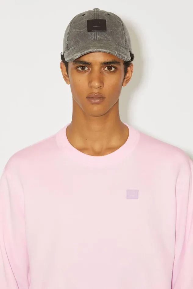 Acne Studios Crew Neck Sweater 8211 Regular Fit Light Pink Women Sweatshirts Acne Studios Crew Neck Sweater 8211 Regular Fit Light Pink Women Sweatshirts