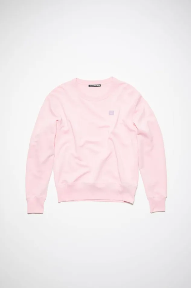Acne Studios Crew Neck Sweater 8211 Regular Fit Light Pink Women Sweatshirts Acne Studios Crew Neck Sweater 8211 Regular Fit Light Pink Women Sweatshirts