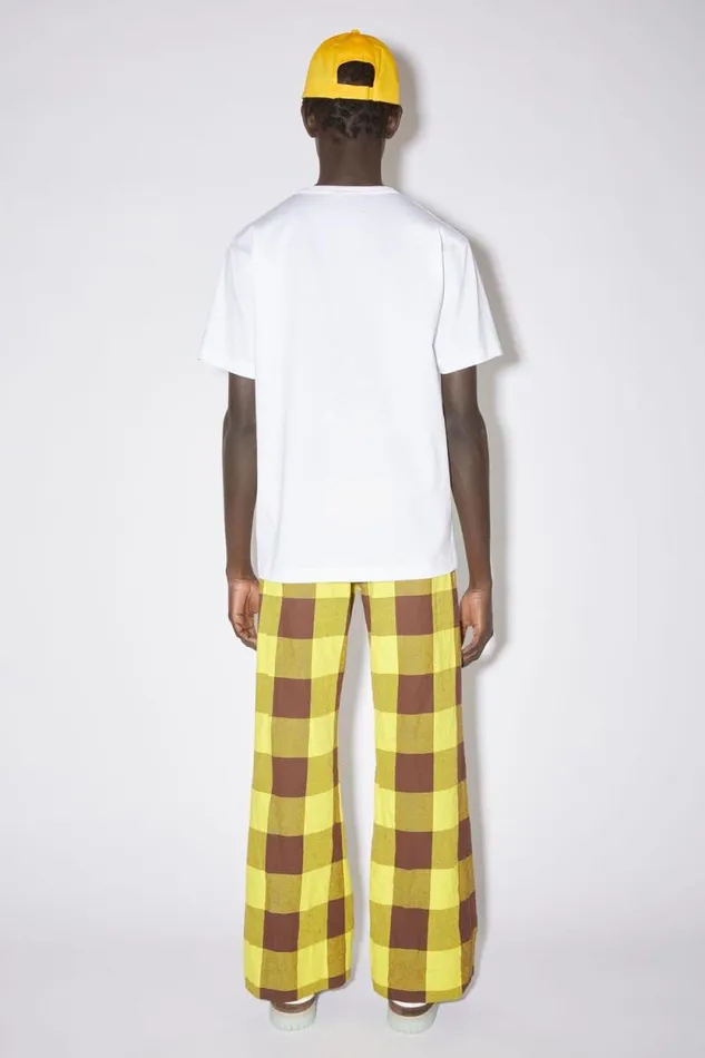 Acne Studios Crew Neck Tshirt 8211 Regular Fit Optic White Men Tshirts Acne Studios Crew Neck Tshirt 8211 Regular Fit Optic White Men Tshirts