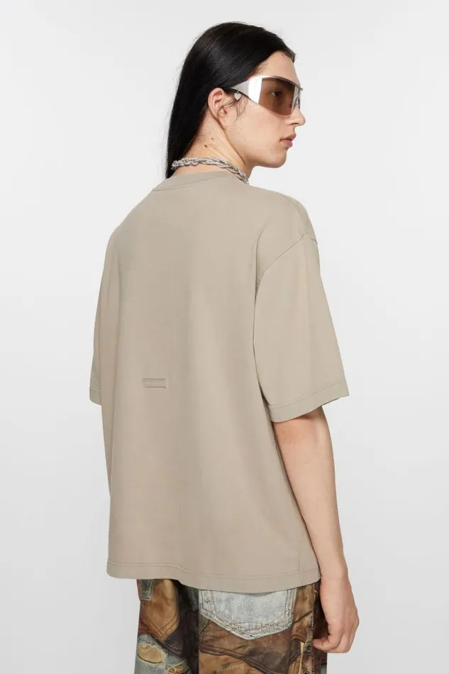 Acne Studios Crew Neck Tshirt 8211 Relaxed Fit Concrete Grey Men Tshirts Acne Studios Crew Neck Tshirt 8211 Relaxed Fit Concrete Grey Men Tshirts