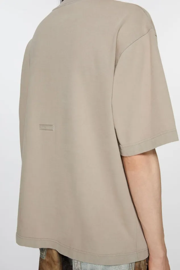 Acne Studios Crew Neck Tshirt 8211 Relaxed Fit Concrete Grey Men Tshirts Acne Studios Crew Neck Tshirt 8211 Relaxed Fit Concrete Grey Men Tshirts
