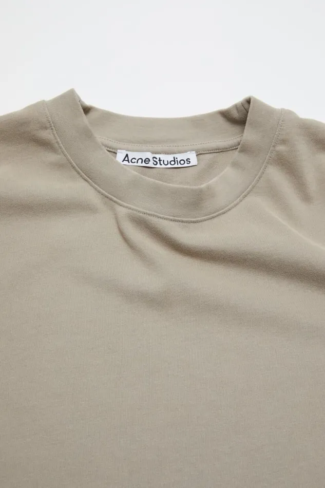 Acne Studios Crew Neck Tshirt 8211 Relaxed Fit Concrete Grey Men Tshirts Acne Studios Crew Neck Tshirt 8211 Relaxed Fit Concrete Grey Men Tshirts