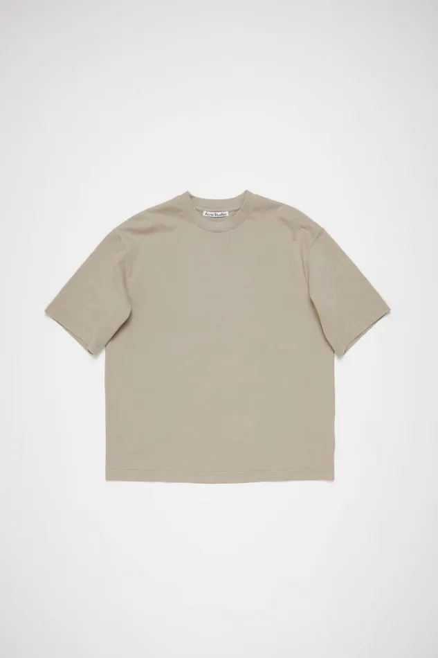 Acne Studios Crew Neck Tshirt 8211 Relaxed Fit Concrete Grey Men Tshirts Acne Studios Crew Neck Tshirt 8211 Relaxed Fit Concrete Grey Men Tshirts