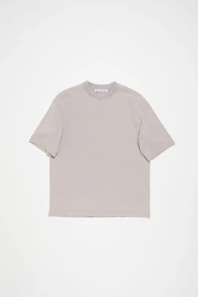 Acne Studios Crew Neck Tshirt 8211 Relaxed Unisex Fit Dusty Purple Women Tshirts Acne Studios Crew Neck Tshirt 8211 Relaxed Unisex Fit Dusty Purple Women Tshirts