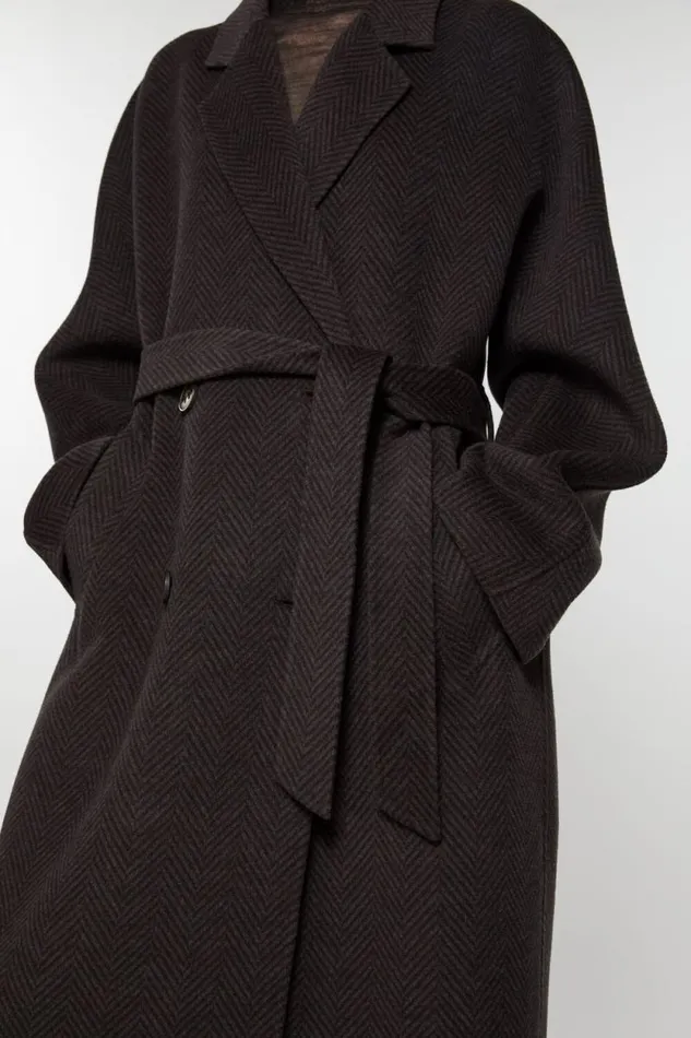 Acne Studios Doublebreasted Wool Coat Anthracite Grey Women Outerwear Acne Studios Doublebreasted Wool Coat Anthracite Grey Women Outerwear