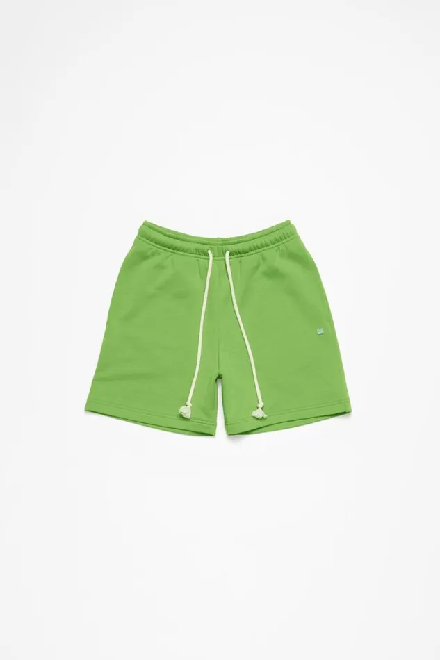 Acne Studios Fleece Shorts Herb Green Women Shorts Acne Studios Fleece Shorts Herb Green Women Shorts