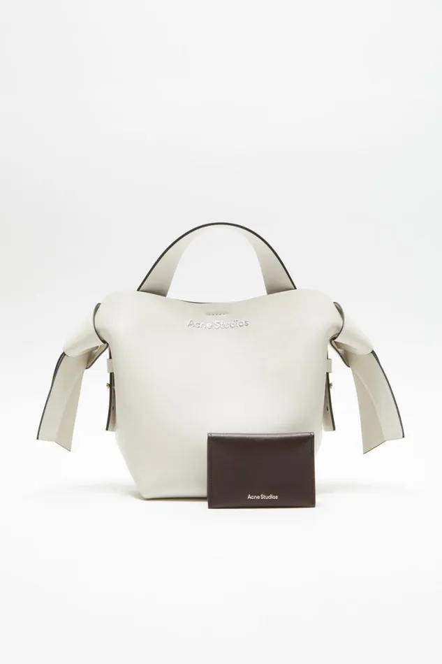 Acne Studios Folded Leather Wallet Dark Brown Women Small Leather Goods Acne Studios Folded Leather Wallet Dark Brown Women Small Leather Goods