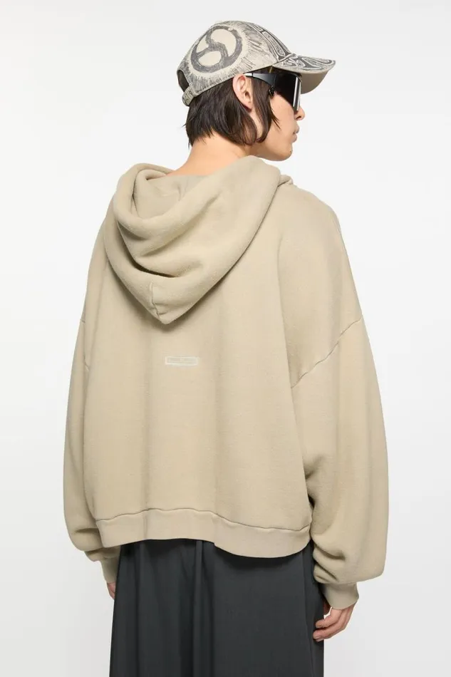 Acne Studios Hooded Sweater Concrete Grey Men Sweatshirts Acne Studios Hooded Sweater Concrete Grey Men Sweatshirts