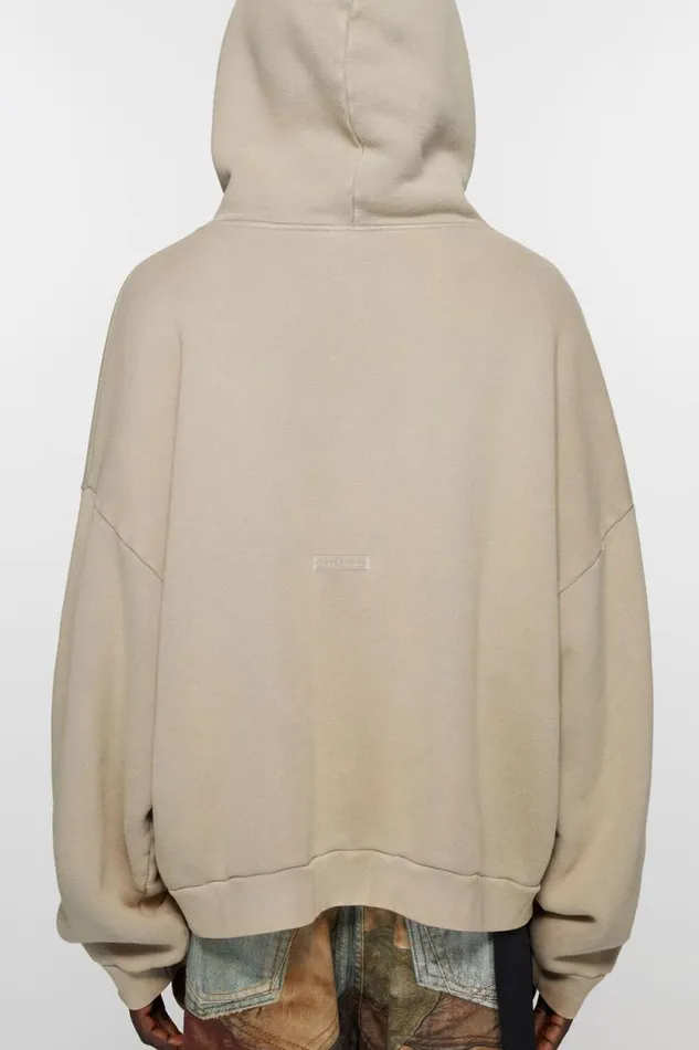 Acne Studios Hooded Sweater Concrete Grey Men Sweatshirts Acne Studios Hooded Sweater Concrete Grey Men Sweatshirts