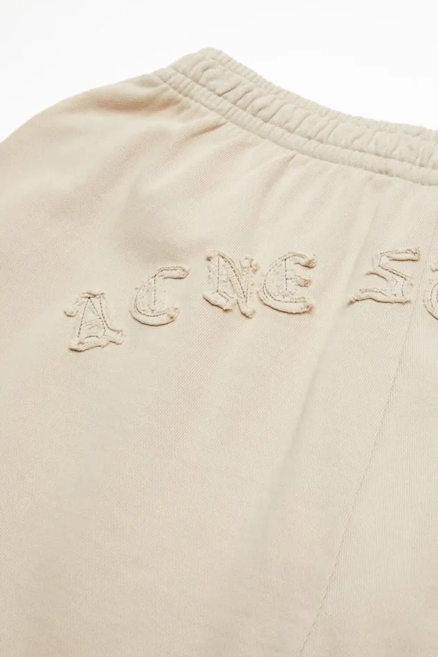 Acne Studios Logo Sweatpants Faded Grey Women Trousers Acne Studios Logo Sweatpants Faded Grey Women Trousers