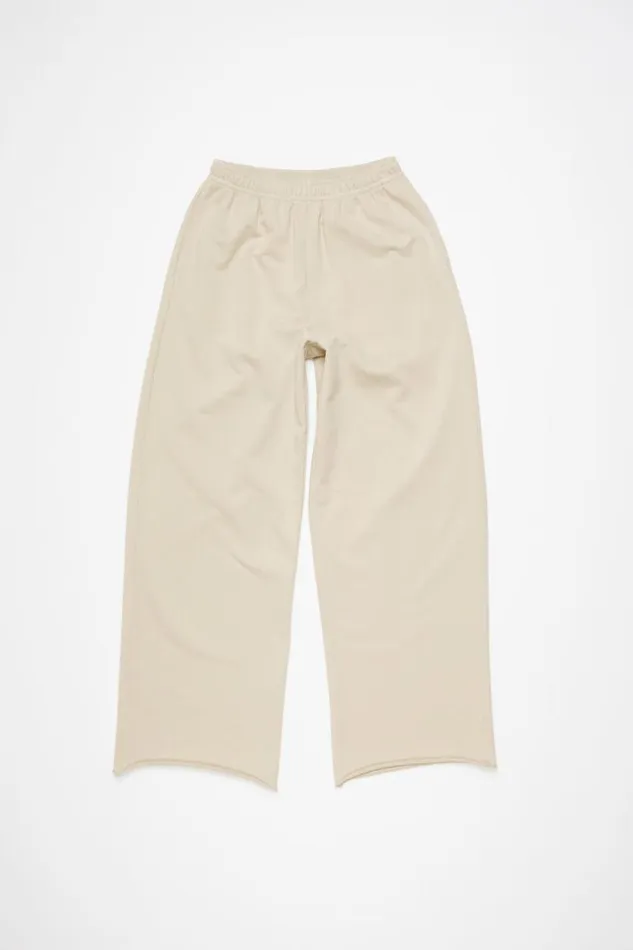 Acne Studios Logo Sweatpants Faded Grey Women Trousers Acne Studios Logo Sweatpants Faded Grey Women Trousers