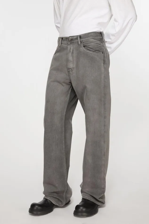 Acne Studios Loose Fit Jeans 8211 2021M Anthracite Grey Men Jeans Acne Studios Loose Fit Jeans 8211 2021M Anthracite Grey Men Jeans
