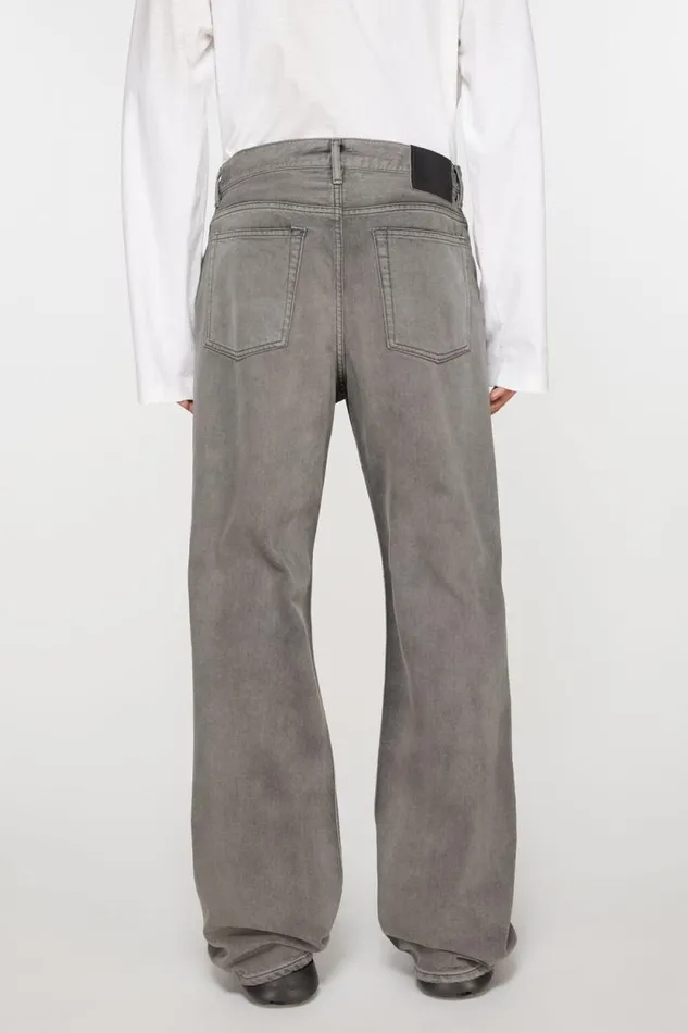 Acne Studios Loose Fit Jeans 8211 2021M Anthracite Grey Men Jeans Acne Studios Loose Fit Jeans 8211 2021M Anthracite Grey Men Jeans