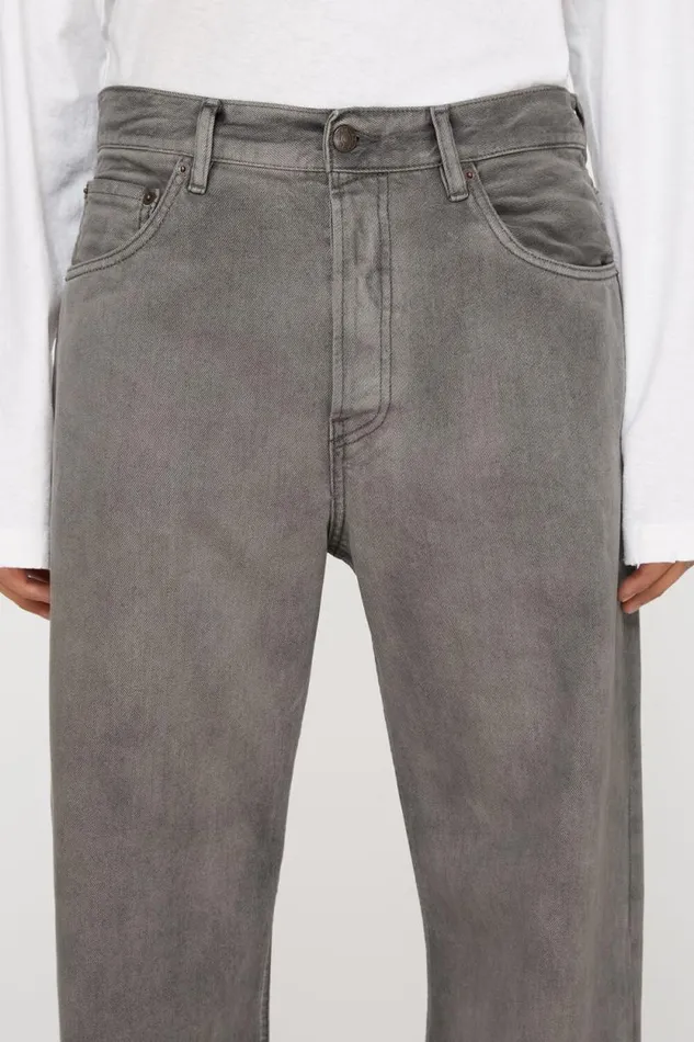 Acne Studios Loose Fit Jeans 8211 2021M Anthracite Grey Men Jeans Acne Studios Loose Fit Jeans 8211 2021M Anthracite Grey Men Jeans