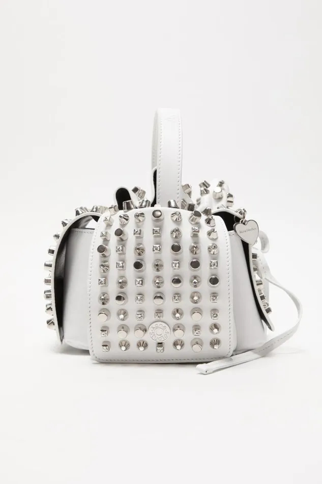 Acne Studios Multipocket Mini Studs Bag White Men Bags Acne Studios Multipocket Mini Studs Bag White Men Bags