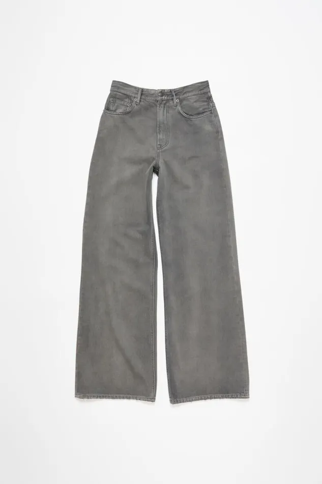 Acne Studios Relaxed Fit Jeans 8211 2022F Anthracite Grey Women Jeans Acne Studios Relaxed Fit Jeans 8211 2022F Anthracite Grey Women Jeans