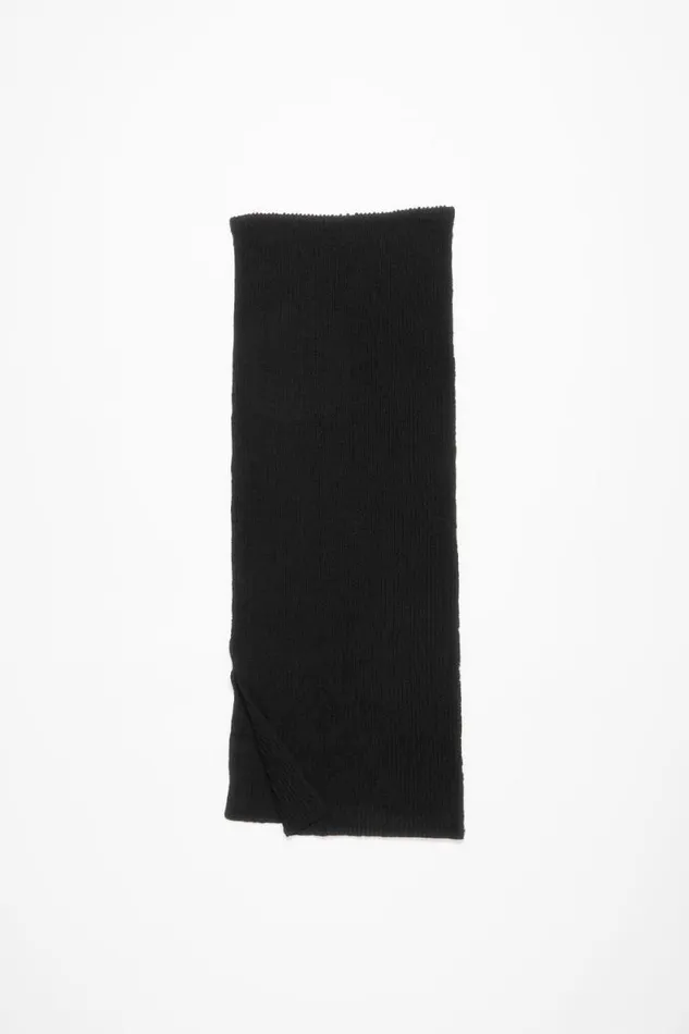 Acne Studios Rib Skirt Black Women Skirts Acne Studios Rib Skirt Black Women Skirts
