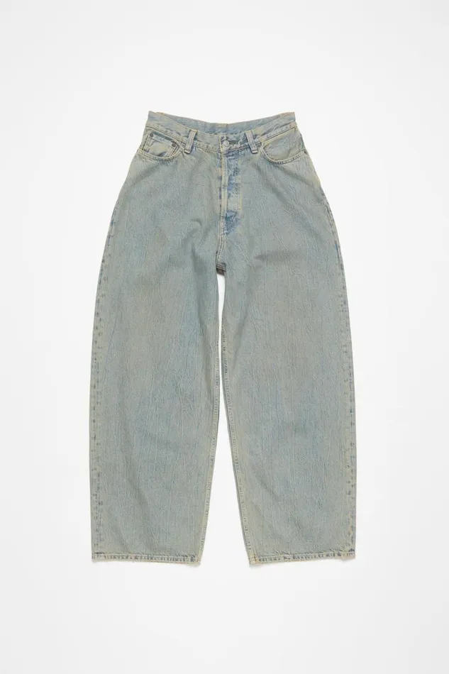 Acne Studios Super Baggy Fit Jeans 8211 2023F Bluebeige Women Jeans Acne Studios Super Baggy Fit Jeans 8211 2023F Bluebeige Women Jeans