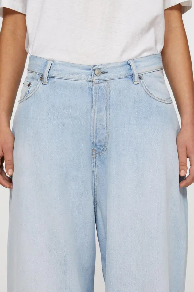 Acne Studios Super Baggy Fit Jeans 8211 2023F Mid Blue Women Jeans Acne Studios Super Baggy Fit Jeans 8211 2023F Mid Blue Women Jeans
