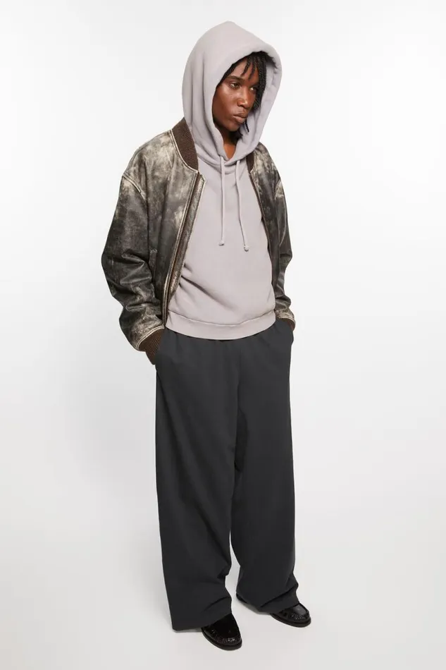 Acne Studios Sweatpant Logo Stamp Black Women Trousers Acne Studios Sweatpant Logo Stamp Black Women Trousers