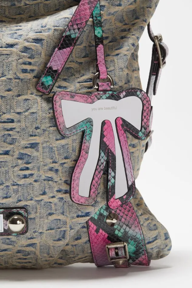 Acne Studios Tote Bag Light Bluepink Men Bags Acne Studios Tote Bag Light Bluepink Men Bags