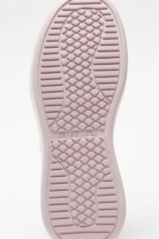 Acne Studios Velcro Strap Platform Sneakers Optic Whitepink Men Face Collection Acne Studios Velcro Strap Platform Sneakers Optic Whitepink Men Face Collection
