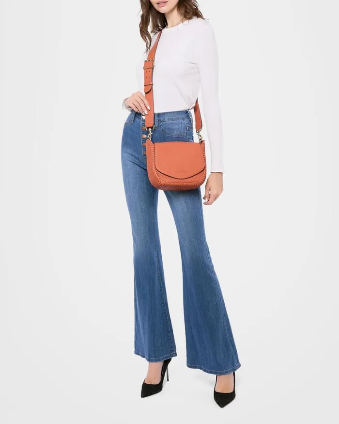 Aimee Kestenberg Crossbody Bags Women All For Love Saddle Crossbody Apricot