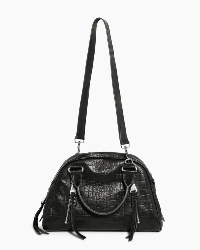 Aimee Kestenberg Shoulder Bags Women Day Dream Satchel Black Croco