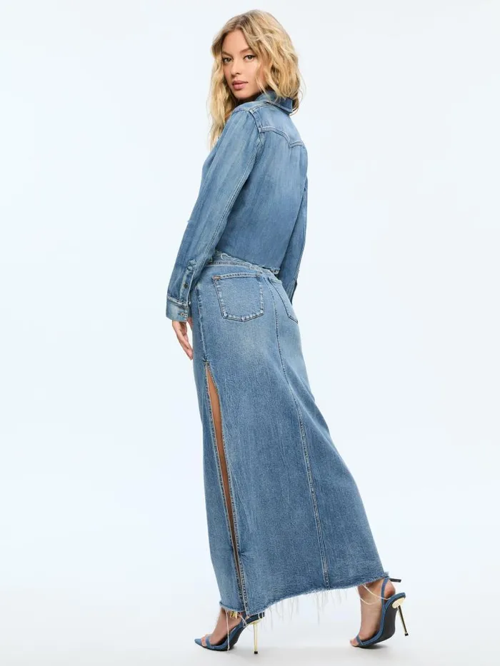 Alice Olivia Brooklyn Blue Women Matching Sets