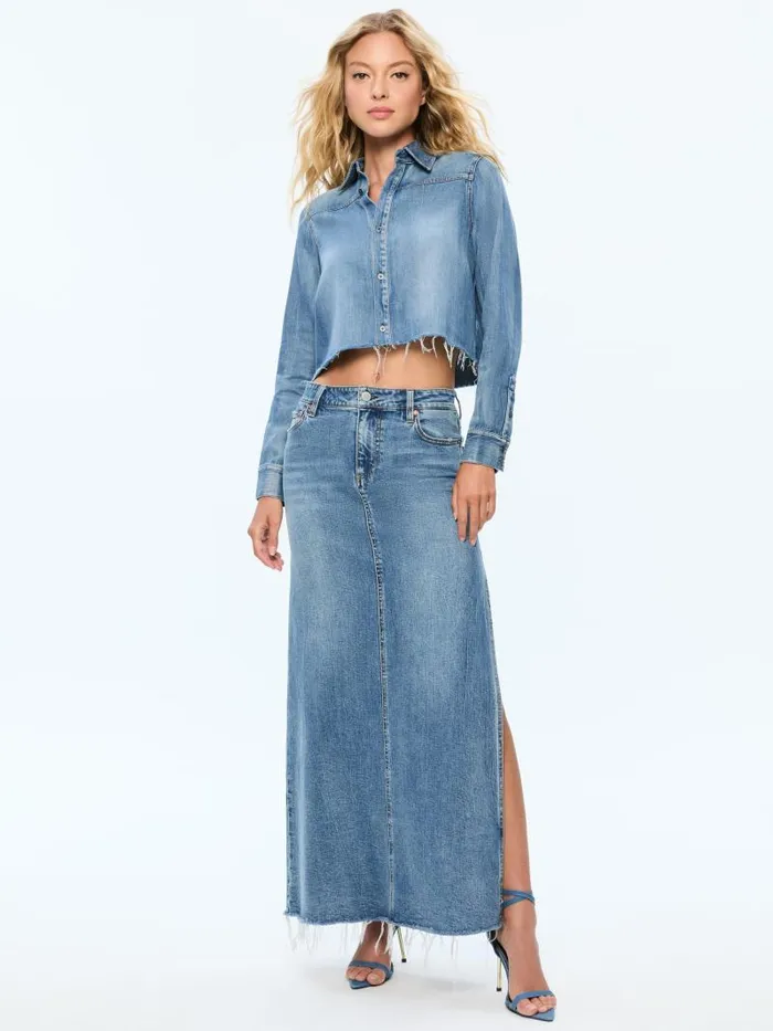 Alice Olivia Brooklyn Blue Women Matching Sets