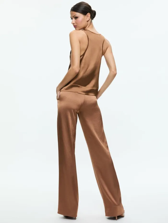 Alice Olivia Camel Women Matching Sets