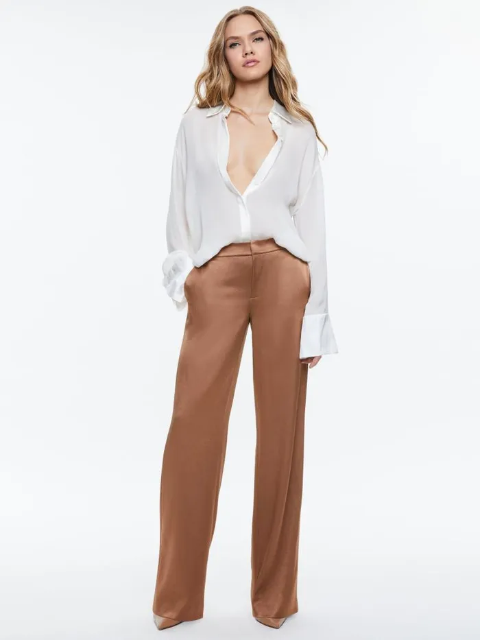 Alice Olivia Camel Women Matching Sets