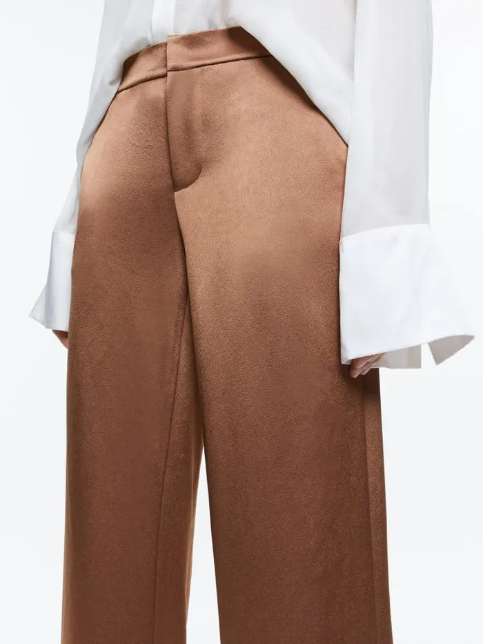 Alice Olivia Camel Women Matching Sets