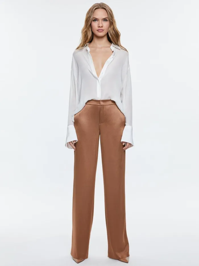 Alice Olivia Camel Women Matching Sets