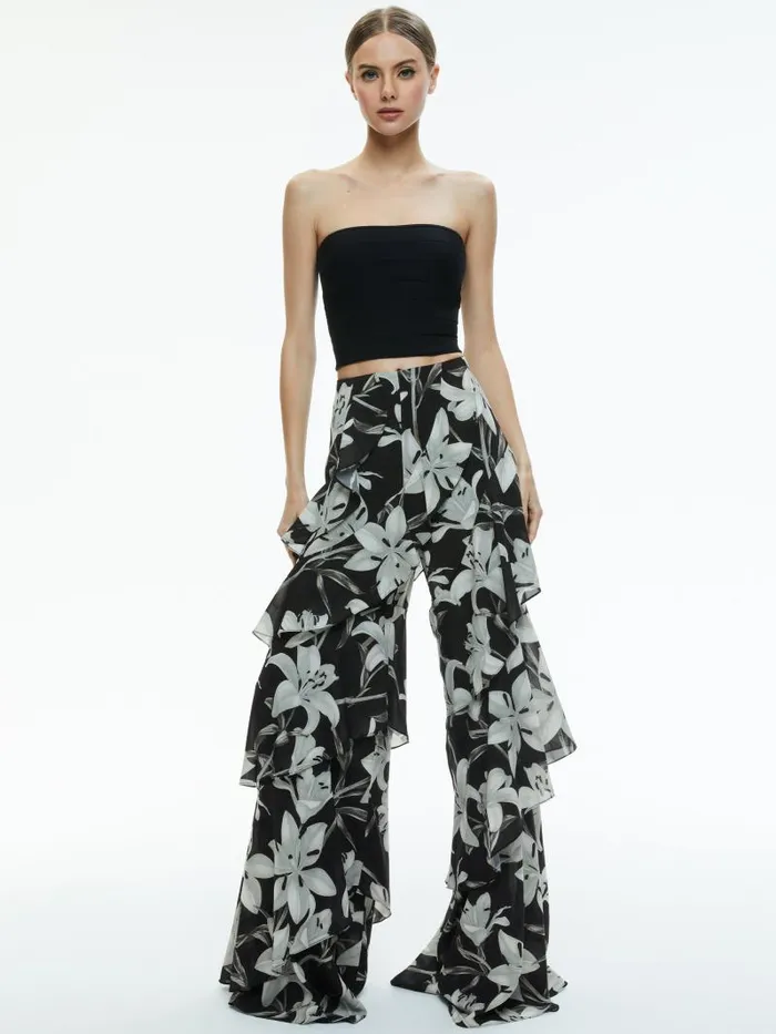 Alice Olivia Stargazer Black Lg Women Matching Sets
