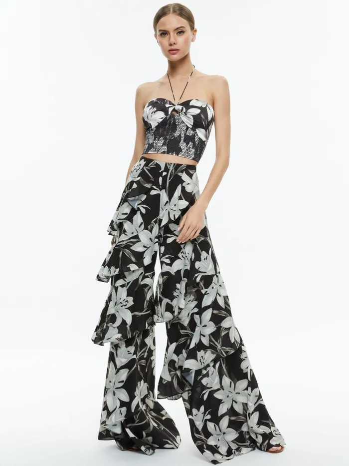 Alice Olivia Stargazer Black Lg Women Matching Sets