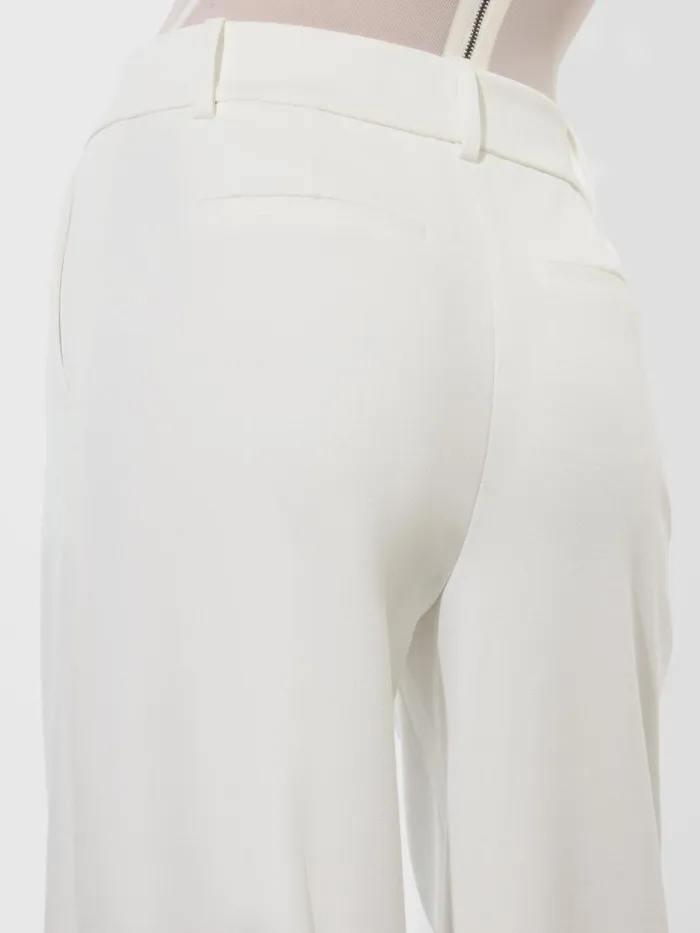 Alice Olivia TOMASA HIGH RISE FULL LENGTH CUFF PANT Mineral Blue Women Pants