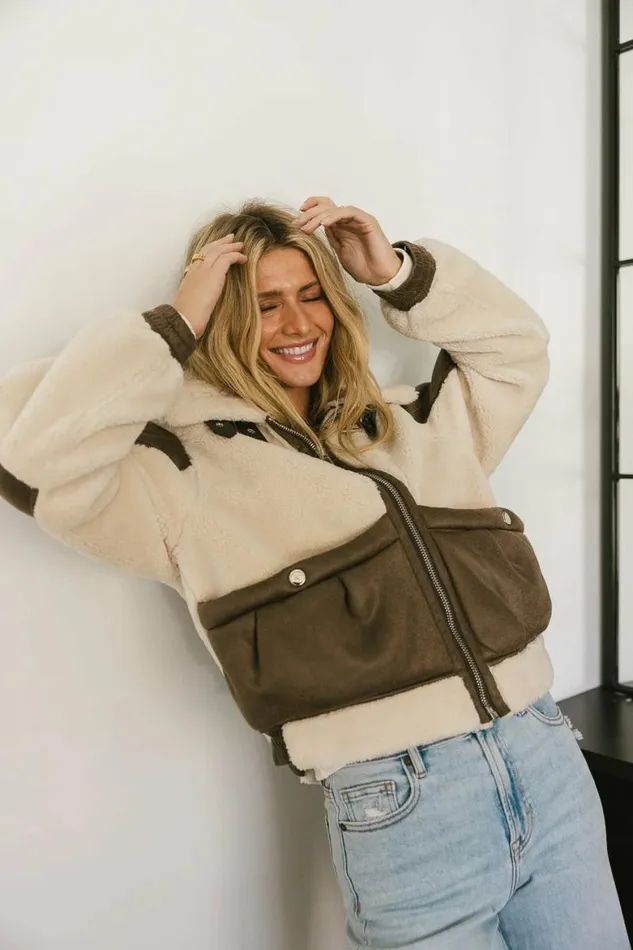 Almost Famous Vegan Jacket In Mocha Mocha Women Bohme Outerwear
