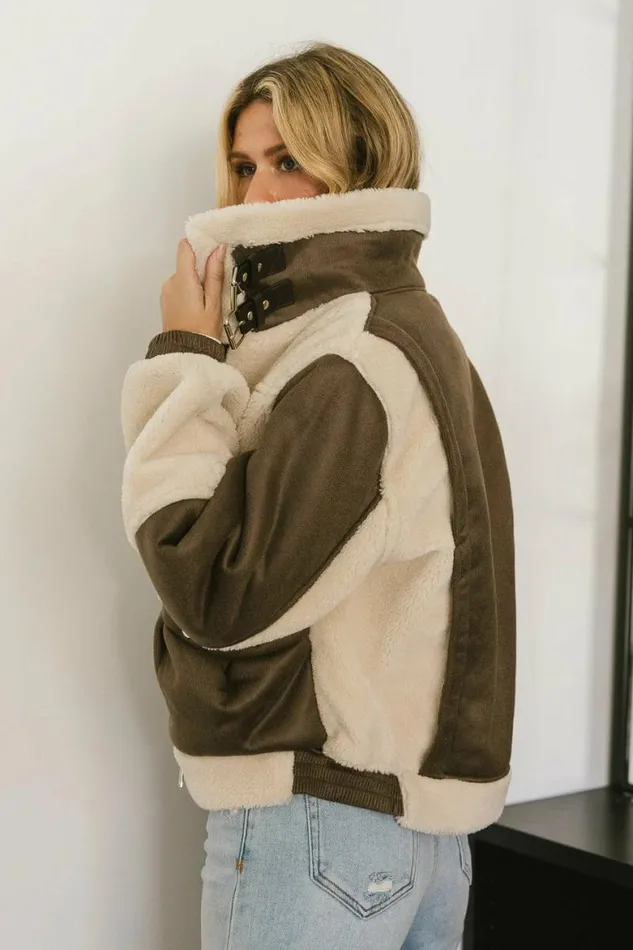 Almost Famous Vegan Jacket In Mocha Mocha Women Bohme Outerwear