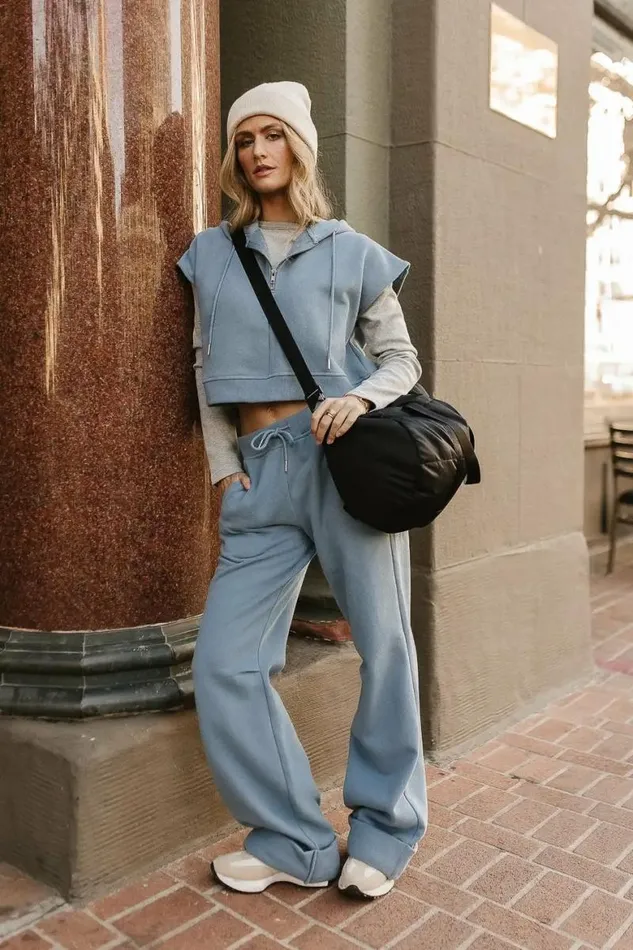 Amy Sweatpants In Blue Blue Women Bohme Sets